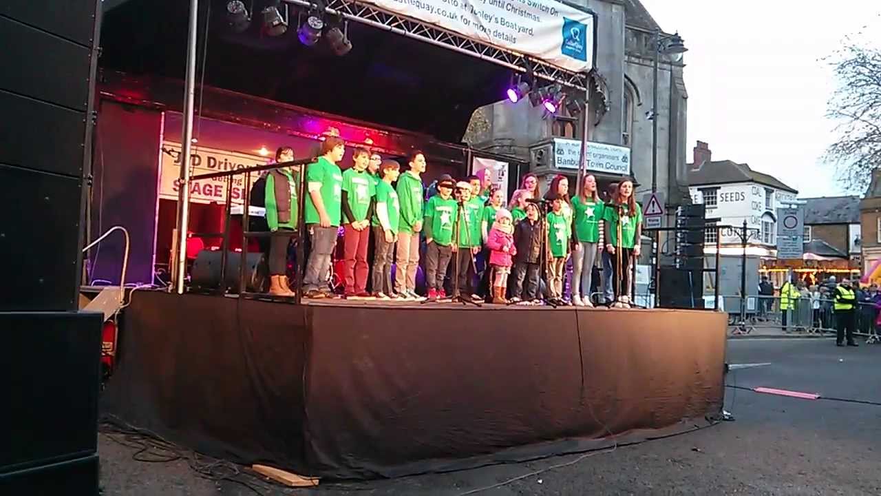 Unison Rock Academy at the Banbury Town Christmas Lights Switch On 2013 YouTube