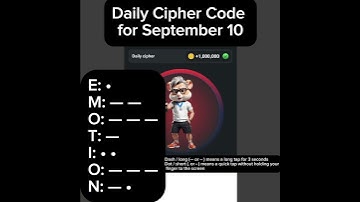 Hamster Kombat Daily Cipher Code for September 10 #hamsterkombatdailycipher #dailycipher