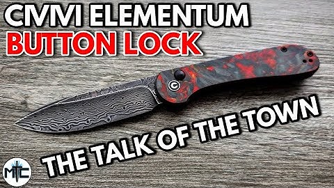 Civivi Elementum Button Lock Folding Knife - Overview and Review