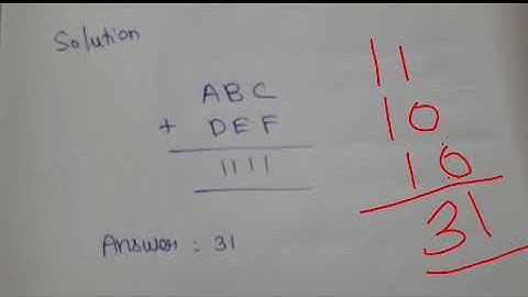 CSAT 2023 ABC+DEF=1111 problem solved question