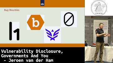 Hack.lu 2017 Vulnerability Disclosure, Governments and You by Jeroen van der Ham