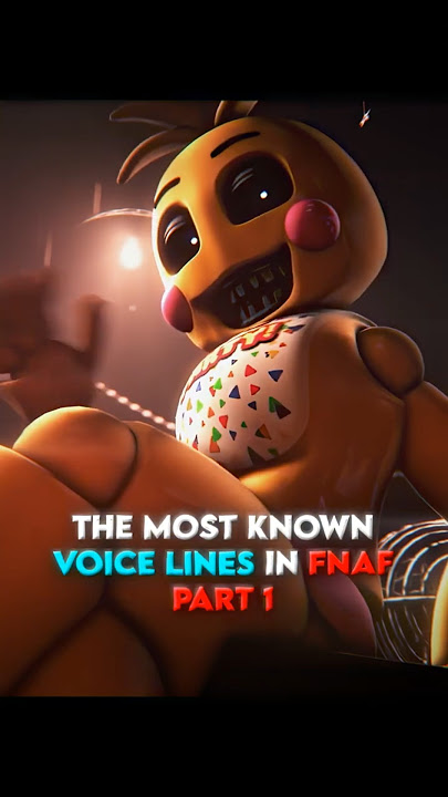 Most well known fnaf voice lines🔥| Part 1 #fnaf #fivenightsatfreddys #williamafton #shorts