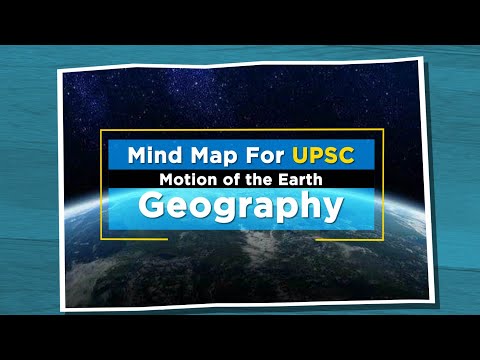 MindMaps for UPSC - Motion of the Earth (Geography)