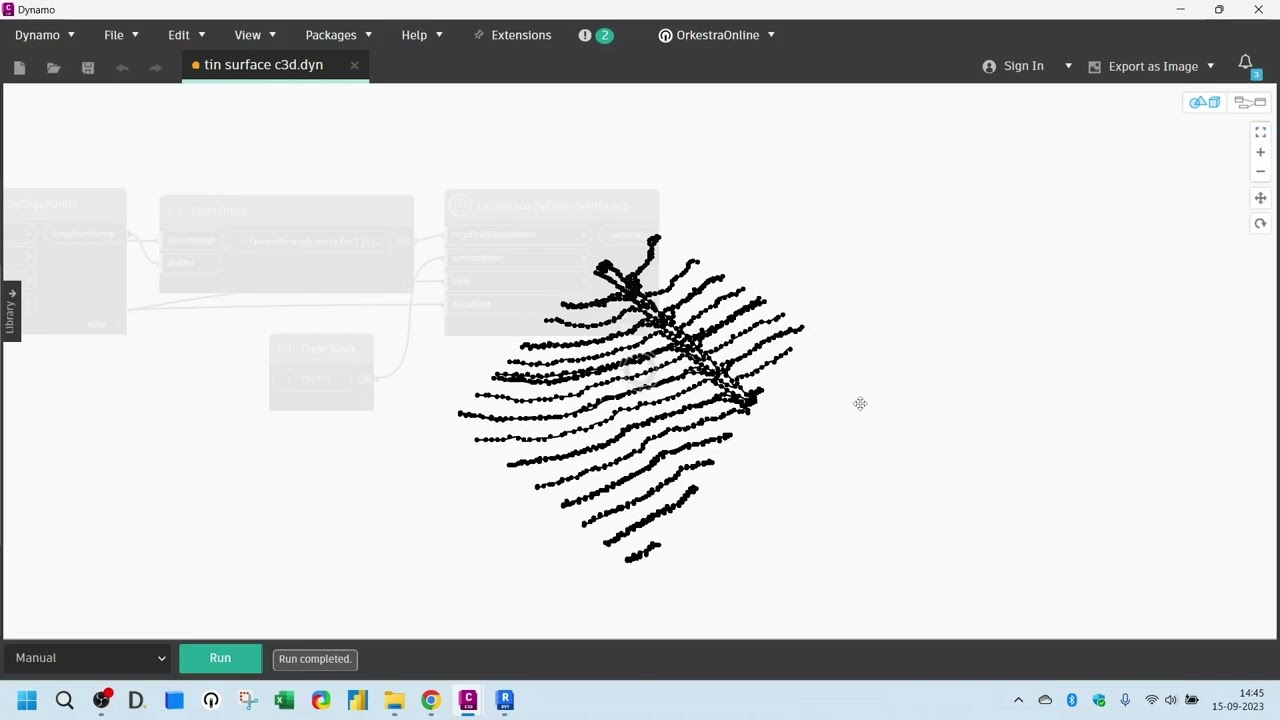Topography between C3D and Revit with Dynamo