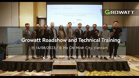 Innovation Meets Education: Growatt Training Event in Vietnam with PowerTech