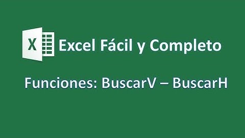 Excel - Funciones: BuscarV y BuscarH