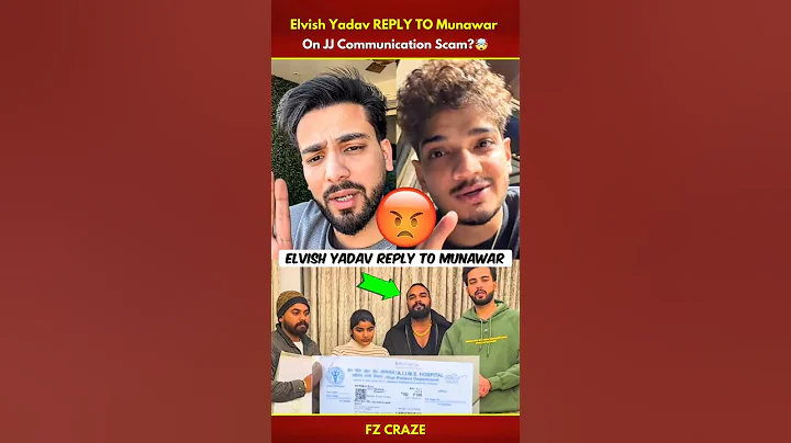 Elvish Yadav REPLY TO Munawar Faruqui Donation Scam Allegation 🤯| Elvish #trending #biggboss #shorts