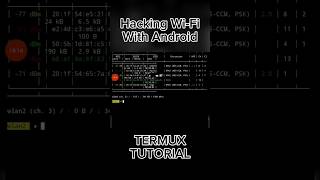 Hacking Wi-Fi Termux #hackandroid #shorts #bobolpasswordwifi #carabobolwifi #smartphone