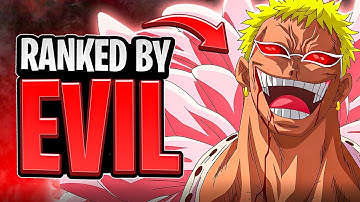 Ranking The Most EVIL One Piece Characters