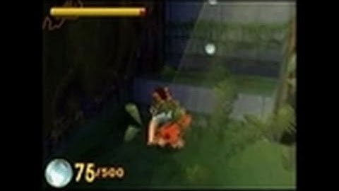 Crash of the Titans Nintendo DS Gameplay - Leaping around