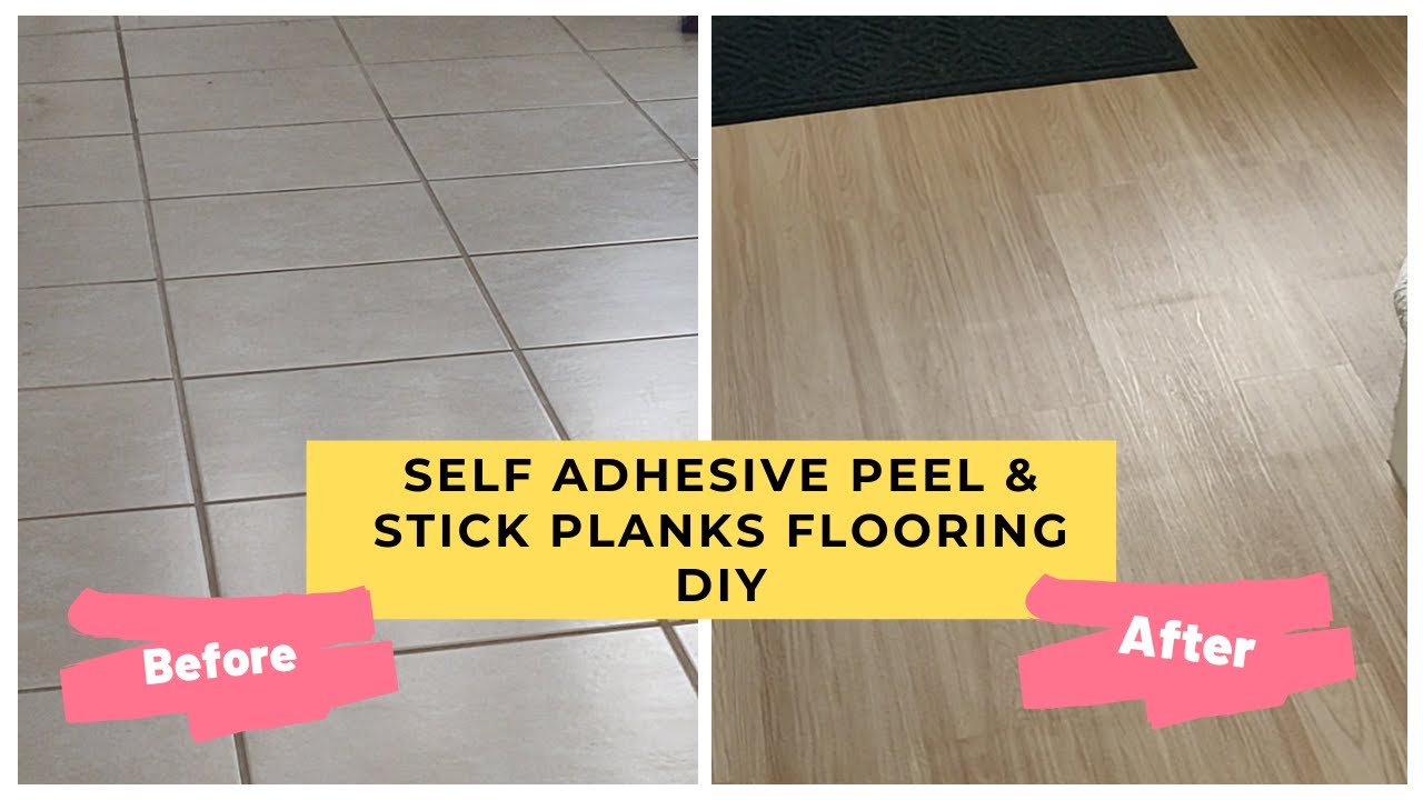 DIY Self Adhesive Peel & Stick Flooring Vinyl Planks 