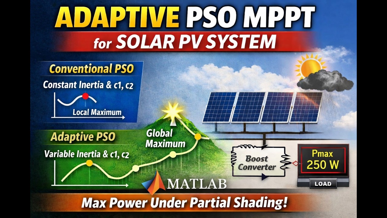 Adaptive Particle Swarm Optimization based MPPT algorithm for solar PV ...