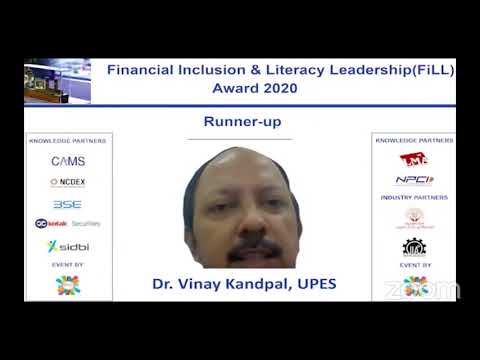 Financial Inclusion & Literacy Leadership (FiLL) Awards 2020 -  Runner-Up Individual Category