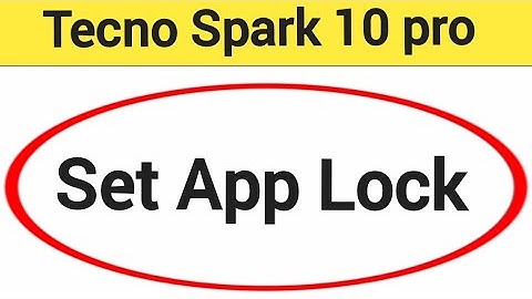 how to set App lock tecno,Tecno Spark 10 pro me App lock kaise set kare