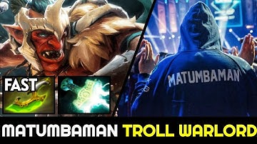 MATUMBAMAN Super Speed Troll Warlord with Fast Swift Blink 7.28 Dota 2
