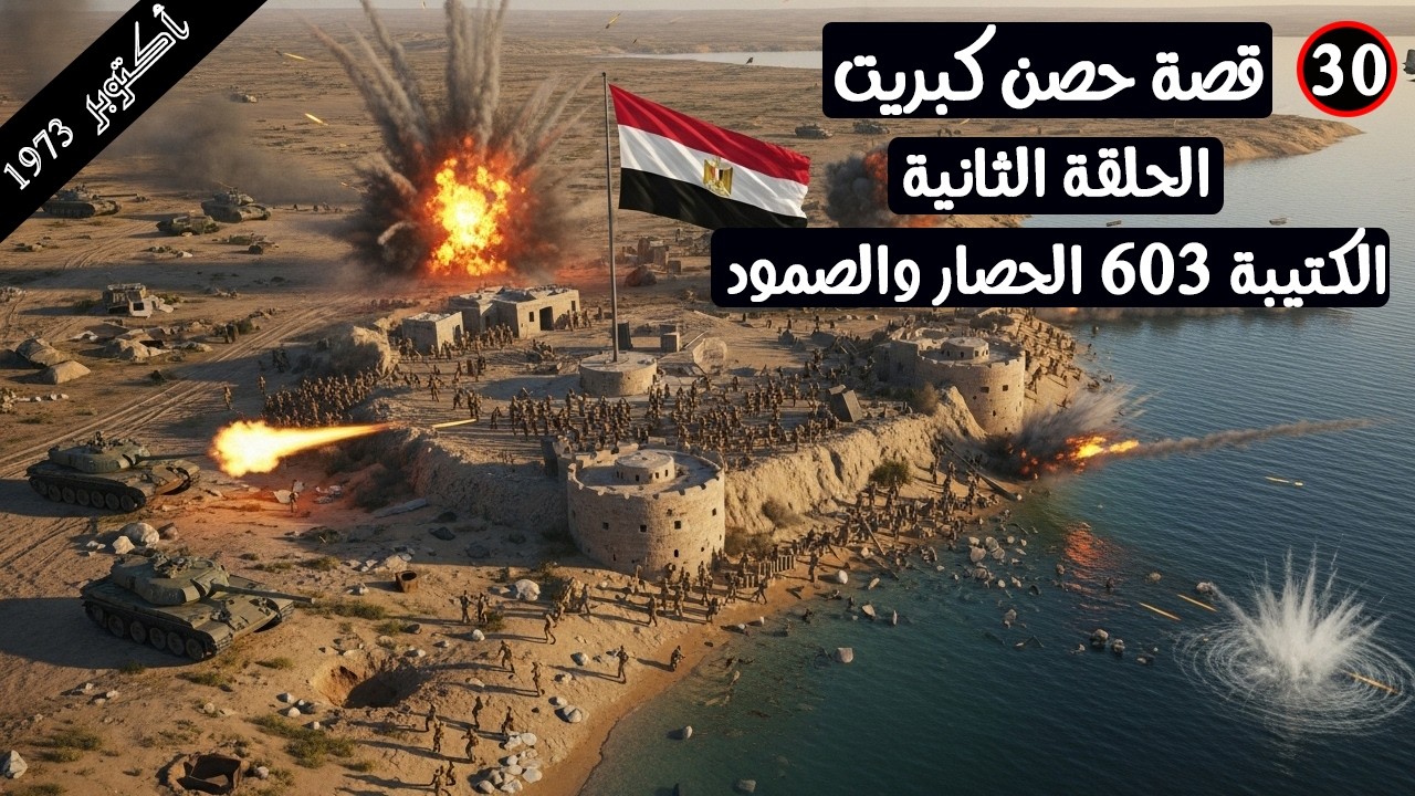 (30) قصة حصن كبريت بالخرائط(الكتيبة 603 الحصار والصمود) الحلقة الثانية.فضيحة إسرائيلية في حرب أكتوبر