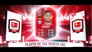 SERGE GNABRY SBC!!! CHEAPEST SOLUTION?!