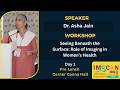 Dr. Asha Jain Pre Lunch Day 1 Corner Canna Hall IMSCON 2026 31st National Conference Bhopal