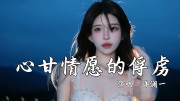 洋澜一 - 心甘情愿的俘虏 (抖音热播DJ版)『向你走了九十九步，只有我明白爱的有多辛苦，那飞蛾般的义无反顾』【2k25抖音火流行歌曲推荐TikTok】『动态歌词MV』