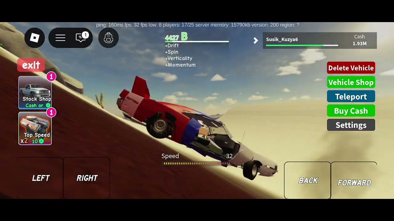 Продолжение.Прохожу Bunk Laps в Drive car down a hill🌵