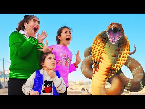 لما بنتك تهرب من حية وديناصور