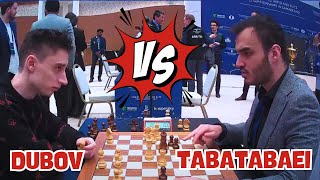 Dubov VS Tabatabaei || World Blitz Chess 2023  R13