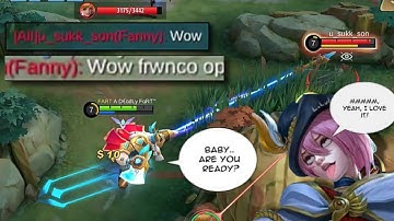 OP FRANCO HOOKS THIS FLYING FANNY!😱 FULL GAMEPLAY MYTHIC RANK | WOLF XOTIC | MLBB