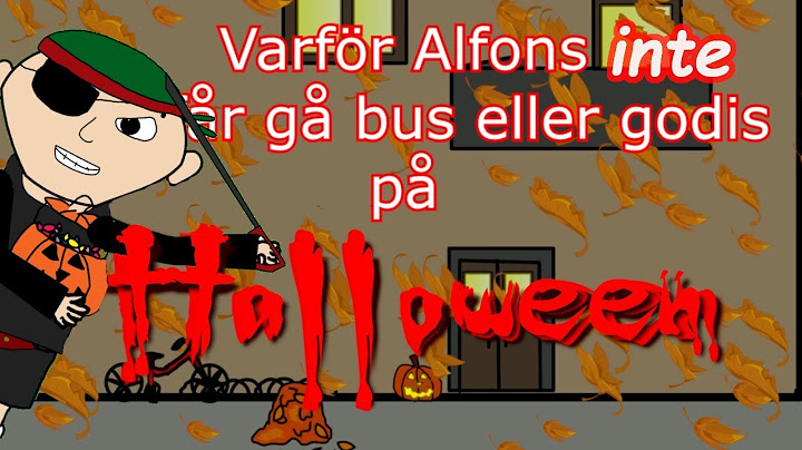 Varför Alfons inte får gå bus eller godis