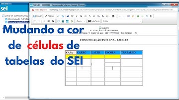 Aprenda a formatar tabelas do editor de texto do  SEI