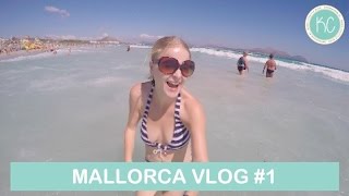 VAKANTIE MALLORCA VLOG #1: ZWEMMEN IN DE ZEE | Kelly caresse