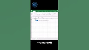 Convert Numeric Numbers to Roman in Excel - Microsoft Excel Tips and Tricks #youtubeshorts