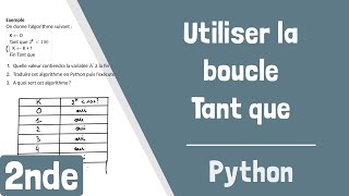 Comment utiliser la boucle Tant que en Python 