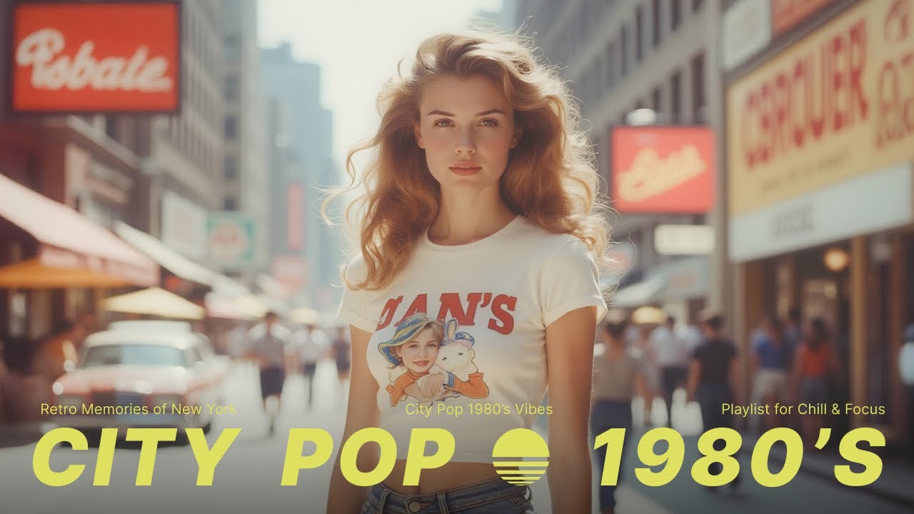𝐏𝐥𝐚𝐲𝐥𝐢𝐬𝐭 Retro Memories of New York 1980's Vibes | City Pop Music for Chilling & Focus