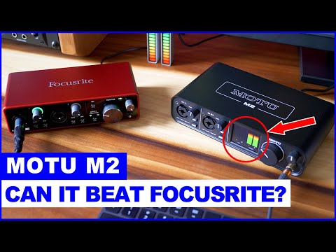 MOTU M2 vs Focusrite Scarlett 2i2