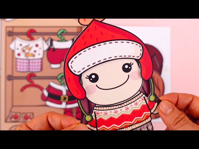 How to make a paper doll - Art for kids 