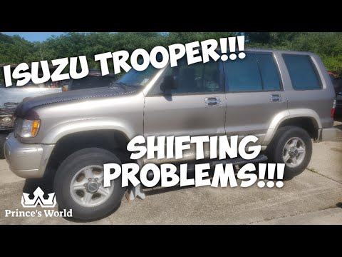 Replacing the transmission on a 2002 Isuzu Trooper!!!