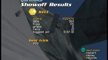SSX Tricky - Garibaldi Showoff - 4,122,470 (TAS, obsolete)