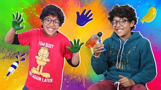 Four DIY Holi Activities For Kids | Holi Colour Kaise Banaen | Pichkari | Organic Gulal screenshot 2