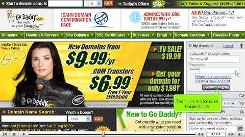 Transferring domain names away from godaddy.com by VodaHost web hosting