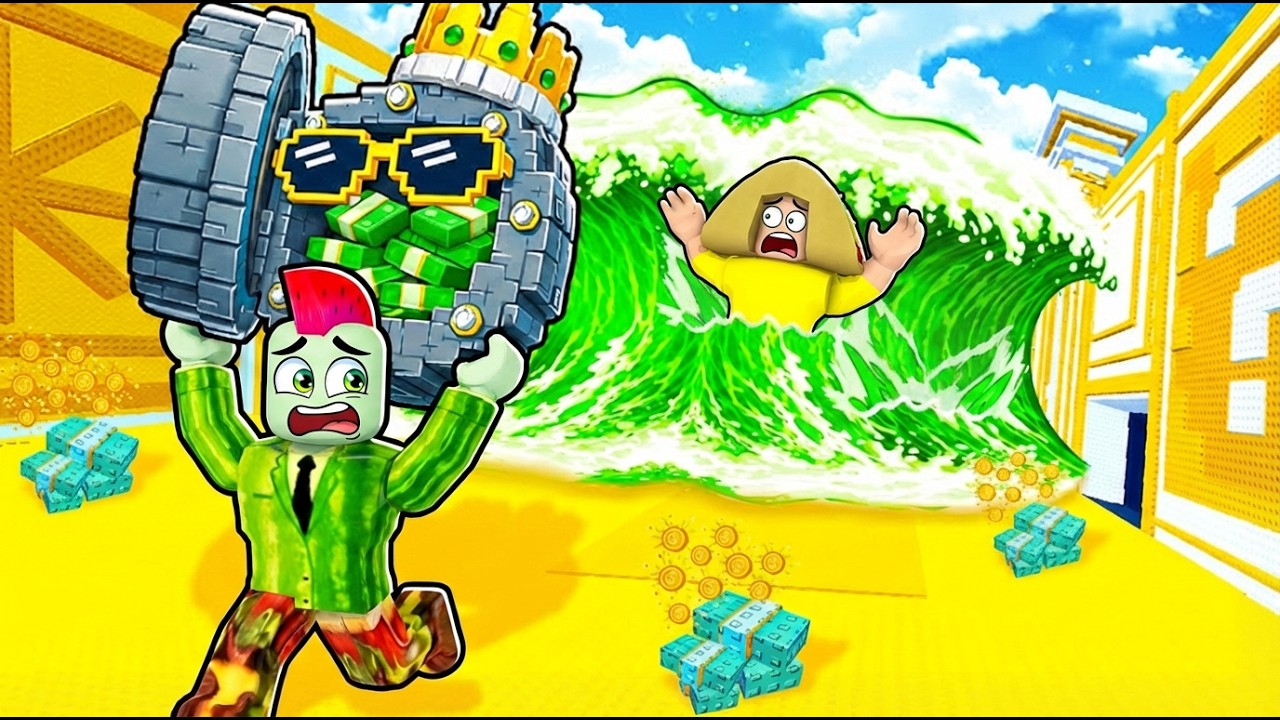 Dit Is Niet Te Filmen! 100% Geluk In Tsunami Brainrot... In Roblox!