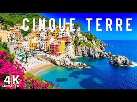 CInque Terre, Italy 4K – Exploring the Most Beautiful Coastal Villages of Italy - VIDEO 4K UHD