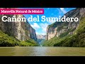 Cañón del Sumidero en Chiapas, una de las maravillas naturales de México
