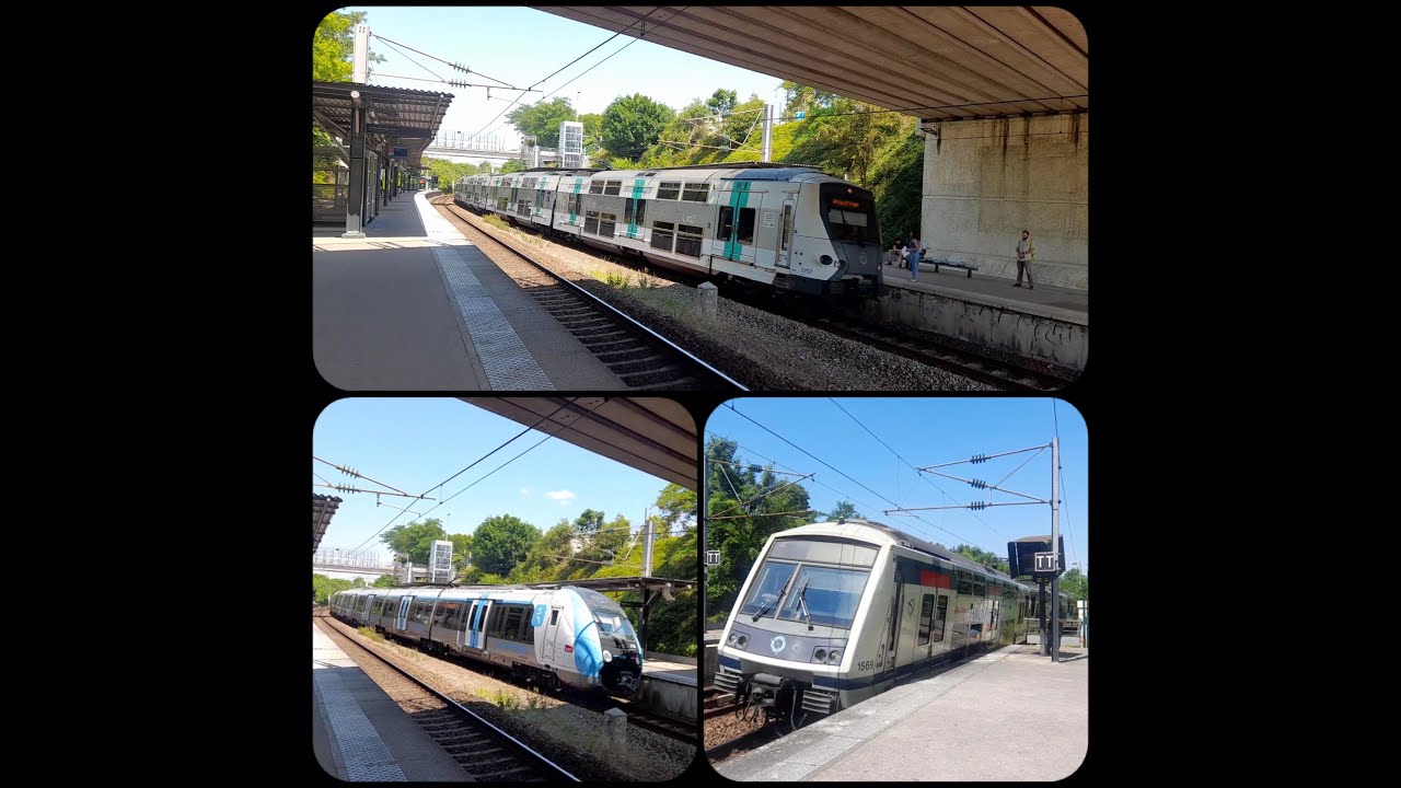 RER A et Transilien L à Neuville Université - MI 09, MI 2N et Z 50000.