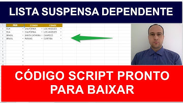 Lista Suspensa DEPENDENTE via Script no Google Planilhas - DOIS NÍVEIS