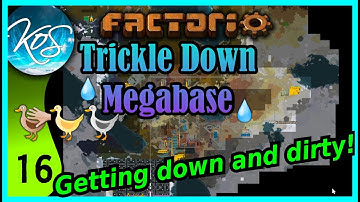 Factorio Trickle Down Megabase 16 - SO MANY MISTAKES TO FIX! - Let