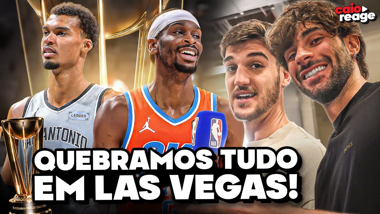 CAIO e FELIPE MOTTA fizeram HISTÓRIA em LAS VEGAS, na NBA CUP 🏆(VLOG ...