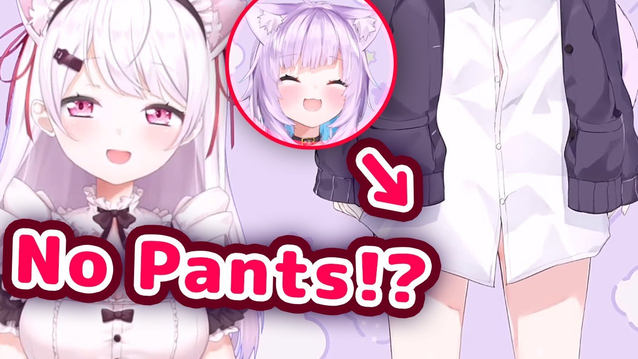 Shiina Finds Out Okayu Doesn’t Have Pants On Her New Outfit【ENG Sub/Hololive】