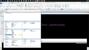 Microstation CONNECT Edition: How To Change Text Justification