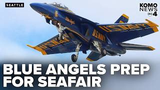 Blue Angels arrive in Seattle ahead of Seafair air show over Lake Washington
