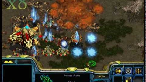 Starcraft - Protoss Vs. 7 Random Computers - Killing Fields (Part 2 of 2)